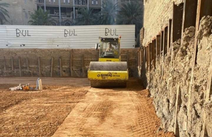 Site levelling and compaction